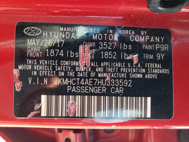 Photo 10 from auction – 2017 HYUNDAI ACCENT SE with VIN KMHCT4AE7HU333592