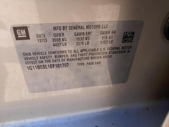 Photo 10 from auction – 2014 CHEVROLET MALIBU LS with VIN 1G11B5SL1EF181707