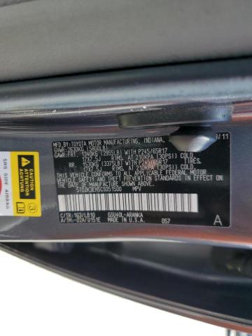 Photo 10 from auction – 2012 TOYOTA HIGHLANDER with VIN 5TDZK3EH5CS051500