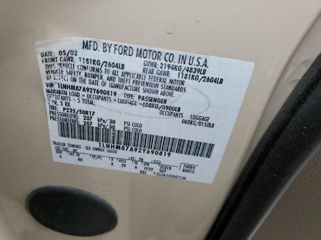 Photo 10 from auction – 2002 LINCOLN LS with VIN 1LNHM87A92Y690819