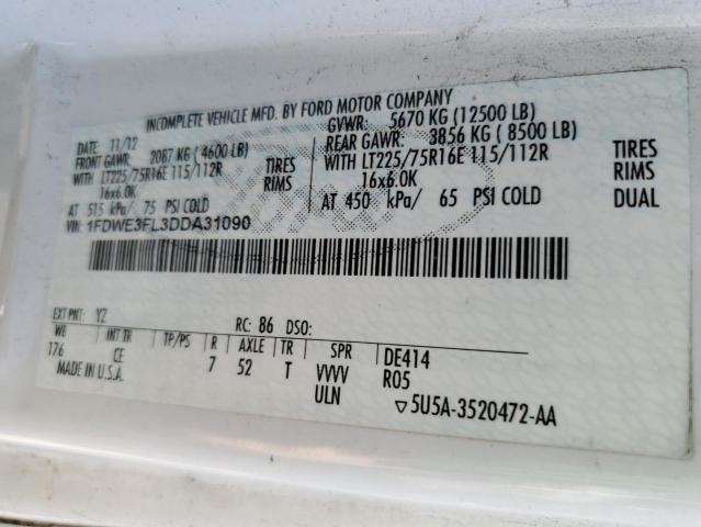 Photo 10 from auction – 2013 FORD ECONOLINE with VIN 1FDWE3FL3DDA31090