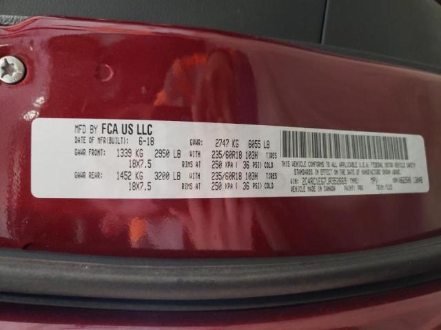 Photo 10 from auction – 2018 CHRYSLER PACIFICA T with VIN 2C4RC1EG7JR352669