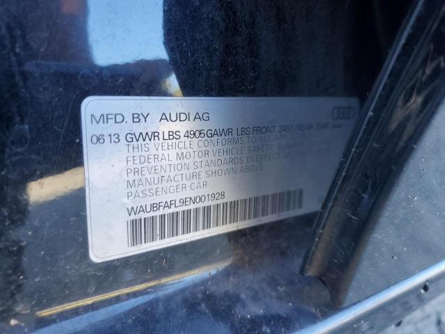 Photo 10 from auction – 2014 AUDI A4 PREMIUM with VIN WAUBFAFL9EN001928