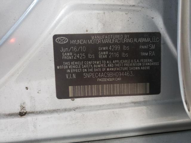 Zdjęcie 10 z aukcji – 2011 HYUNDAI SONATA SE z VIN 5NPEC4AC9BH094463