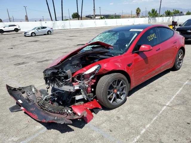 Photo 2 from auction – 2022 TESLA MODEL 3 with VIN 5YJ3E1EB2NF156256