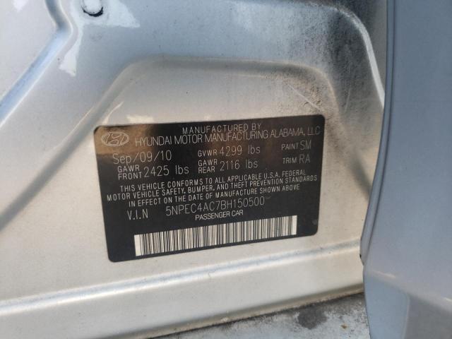 Photo 10 from auction – 2011 HYUNDAI SONATA SE with VIN 5NPEC4AC7BH150500