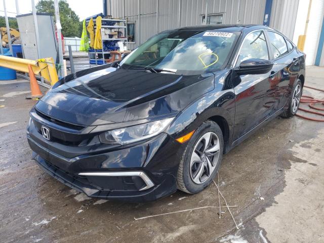 Photo 2 from auction – 2019 HONDA CIVIC LX with VIN 19XFC2F64KE011991