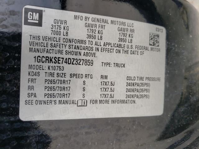 Photo 10 from auction – 2013 CHEVROLET SILVERADO with VIN 1GCRKSE74DZ327859