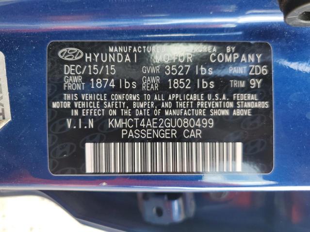 Photo 10 from auction – 2016 HYUNDAI ACCENT SE with VIN KMHCT4AE2GU080499