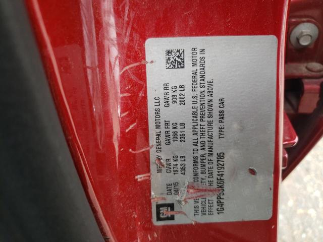 Photo 10 from auction – 2015 BUICK VERANO with VIN 1G4PP5SK6F4192785