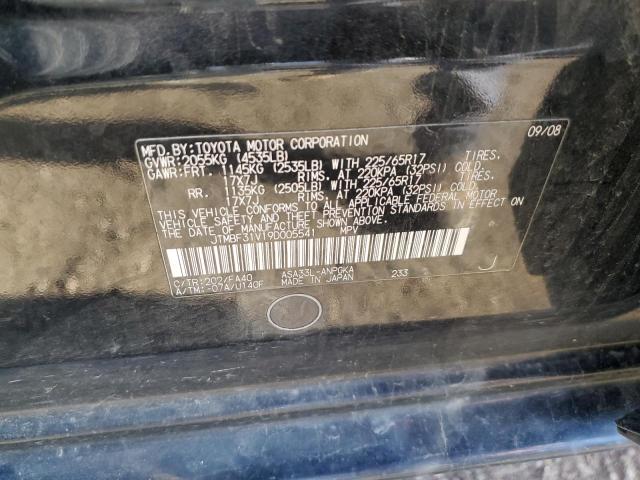 Photo 10 from auction – 2009 TOYOTA RAV4 LIMIT with VIN JTMBF31V19D005541