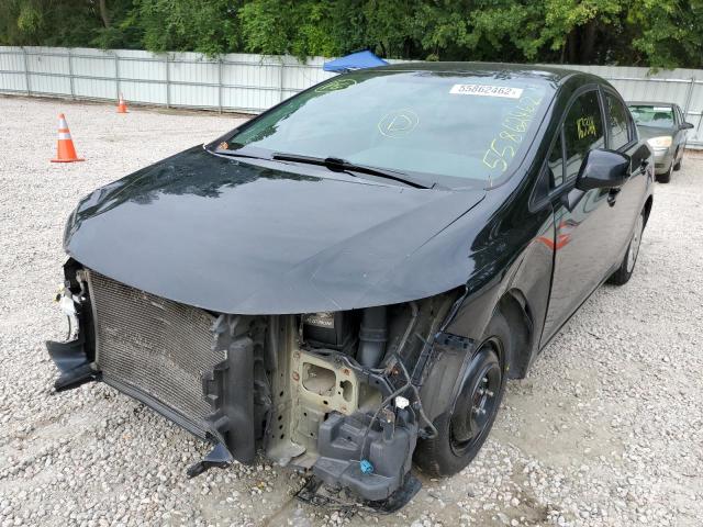 Photo 2 from auction – 2012 HONDA CIVIC LX with VIN 2HGFB2F55CH558429