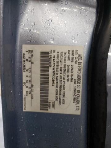 Photo 10 from auction – 1998 FORD CROWN VICT with VIN 2FAFP74W9WX125012