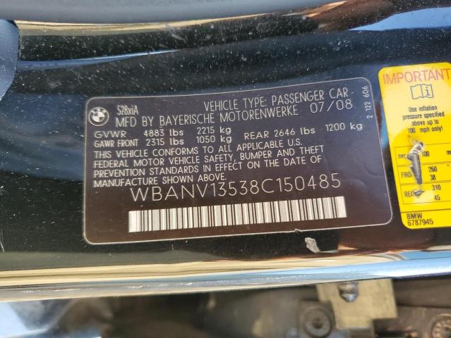 Photo 10 from auction – 2008 BMW 5 SERIES with VIN WBANV13538C150485