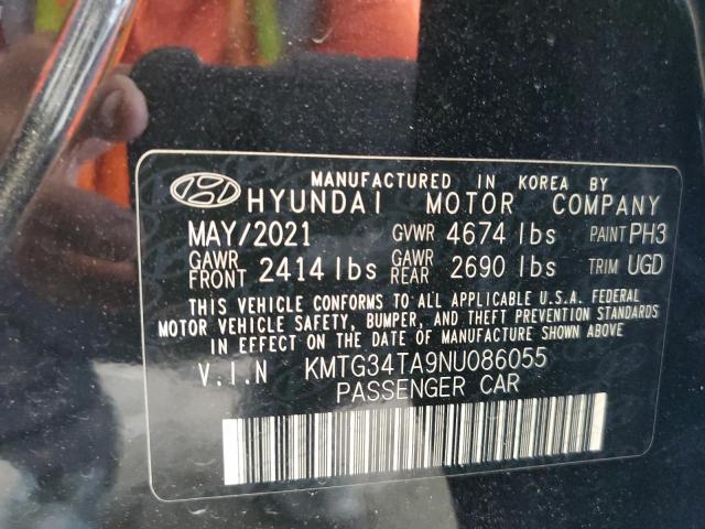 Photo 10 from auction – 2022 GENESIS G70 BASE with VIN KMTG34TA9NU086055