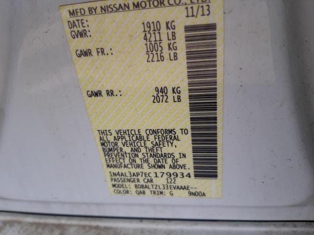 Photo 10 from auction – 2014 NISSAN ALTIMA 2.5 with VIN 1N4AL3AP7EC179934