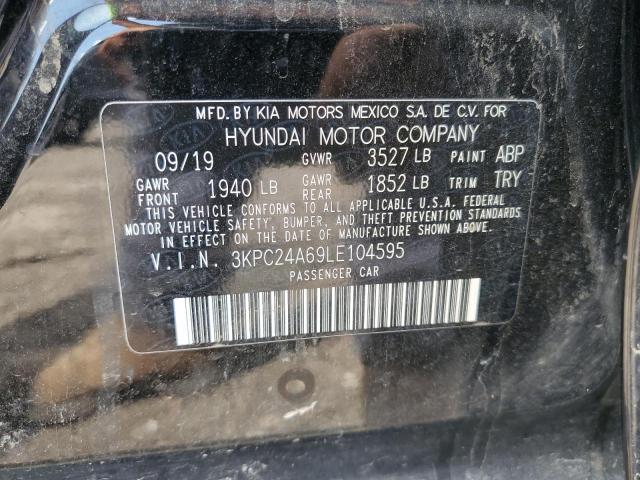 Photo 10 from auction – 2020 HYUNDAI ACCENT SE with VIN 3KPC24A69LE104595
