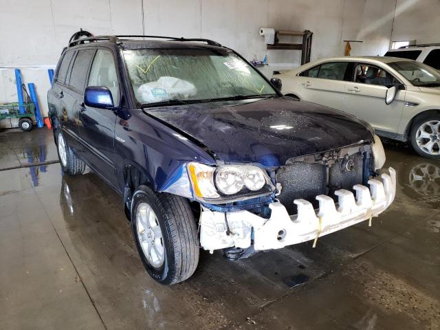 TOYOTA HIGHLANDER 2003 with VIN JTEHF21A730133679 - Photo from auction
