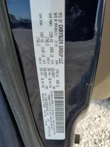 Photo 10 from auction – 2014 CHRYSLER TOWN & COU with VIN 2C4RC1BG9ER346785