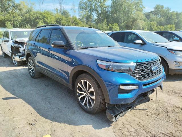 FORD EXPLORER S 2021 with VIN 1FM5K8GC5MGB78574 - Photo from auction
