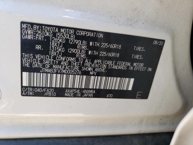 Photo 10 from auction – 2021 TOYOTA RAV4 PRIME with VIN JTMAB3FV7MD005276