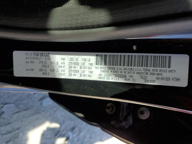 Photo 10 from auction – 2019 RAM 1500 BIG H with VIN 1C6SRFFT3KN532696