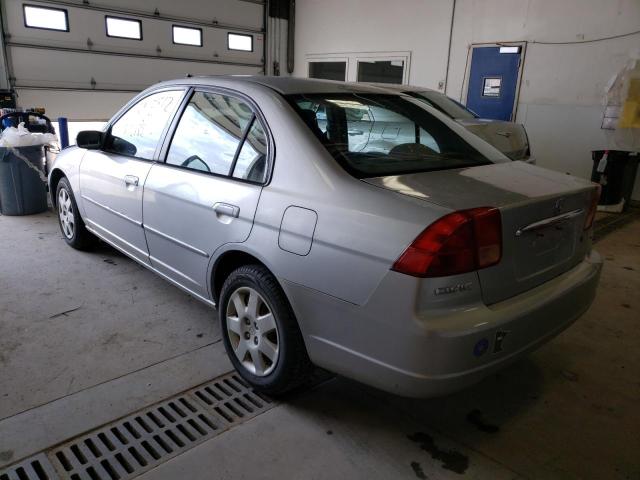 Photo 3 from auction – 2002 HONDA CIVIC EX with VIN 2HGES26762H597008