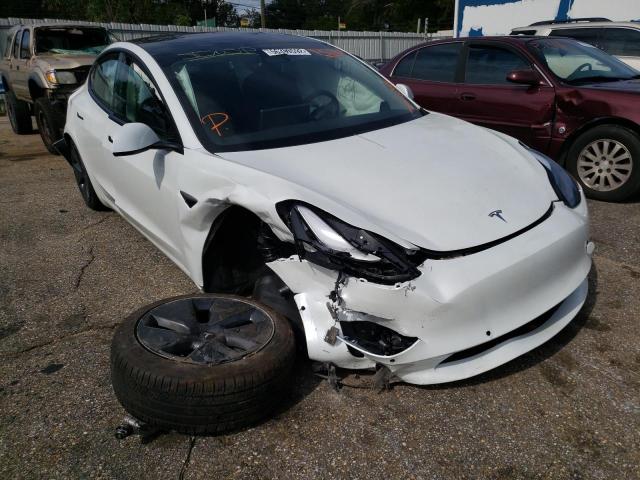 TESLA MODEL 3 2022 with VIN 5YJ3E1EB6NF172542 - Photo from auction