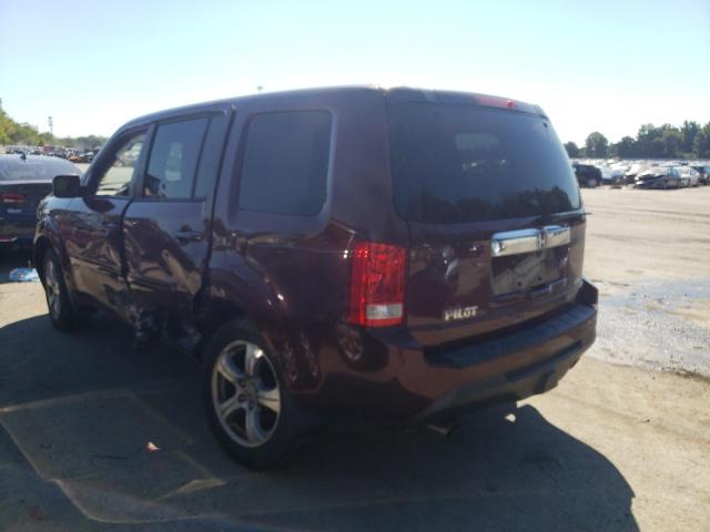 Photo 3 from auction – 2012 HONDA PILOT EX with VIN 5FNYF4H44CB049658