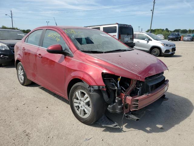 CHEVROLET SONIC LT 2014 with VIN 1G1JC5SHXE4196386 - Photo from auction