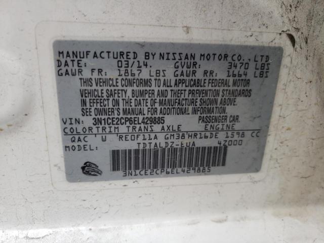 Photo 10 from auction – 2014 NISSAN VERSA NOTE with VIN 3N1CE2CP6EL429885
