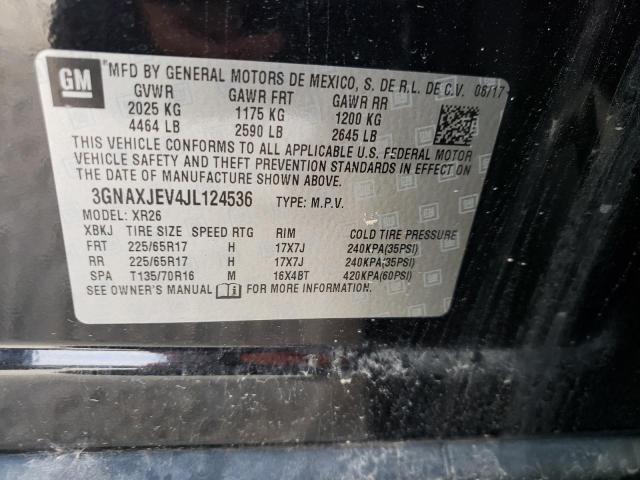 Photo 10 from auction – 2018 CHEVROLET EQUINOX LT with VIN 3GNAXJEV4JL124536