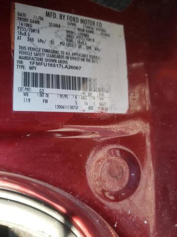 Photo 10 from auction – 2007 FORD EXPEDITION with VIN 1FMFU16517LA26067