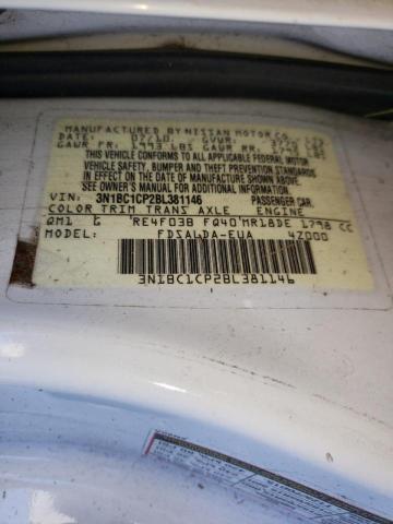 Photo 10 from auction – 2011 NISSAN VERSA S with VIN 3N1BC1CP2BL381146