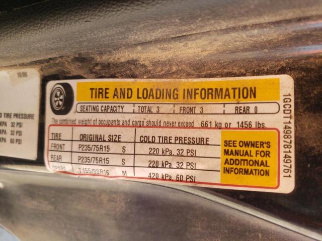 Photo 10 from auction – 2007 CHEVROLET COLORADO with VIN 1GCDT149878149761