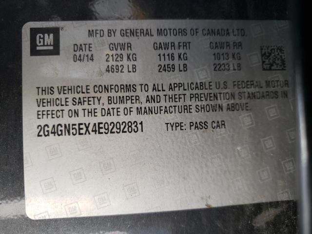 Photo 10 from auction – 2014 BUICK REGAL PREM with VIN 2G4GN5EX4E9292831