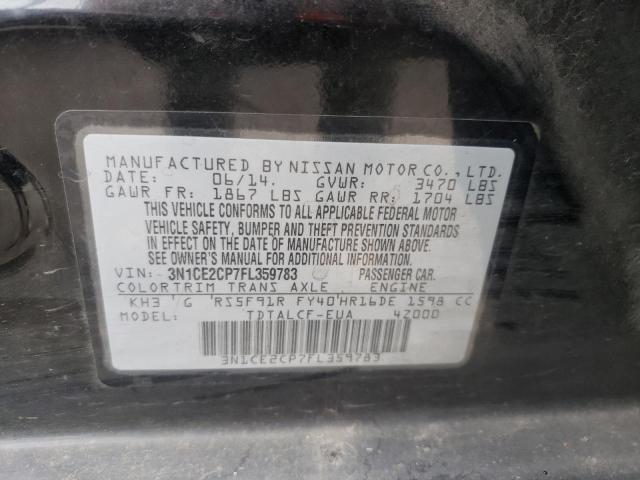 Photo 10 from auction – 2015 NISSAN VERSA NOTE with VIN 3N1CE2CP7FL359783