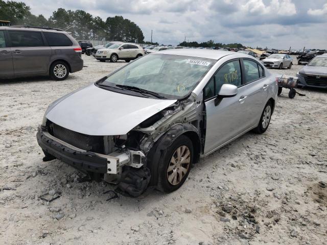 Photo 2 from auction – 2012 HONDA CIVIC LX with VIN 19XFB2F5XCE077845