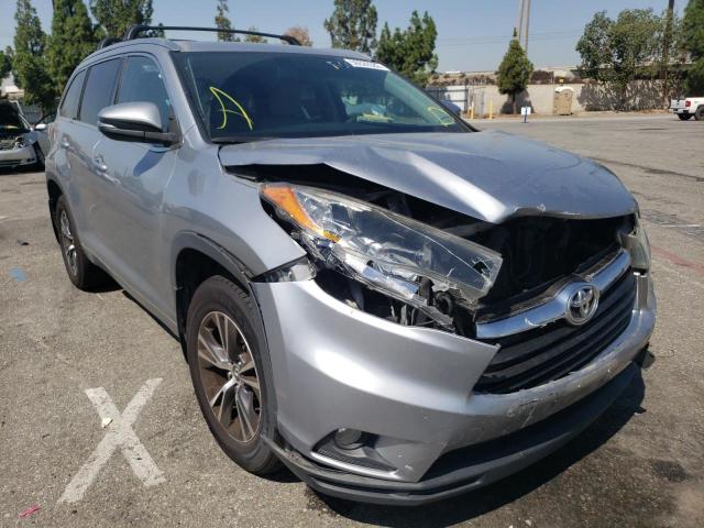 TOYOTA HIGHLANDER 2016 with VIN 5TDJKRFH6GS501093 - Photo from auction