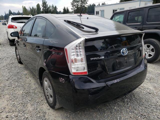 Photo 3 from auction – 2011 TOYOTA PRIUS with VIN JTDKN3DU0B5335029