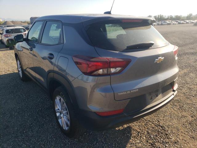Photo 3 from auction – 2021 CHEVROLET TRAILBLAZE with VIN KL79MMS26MB154575