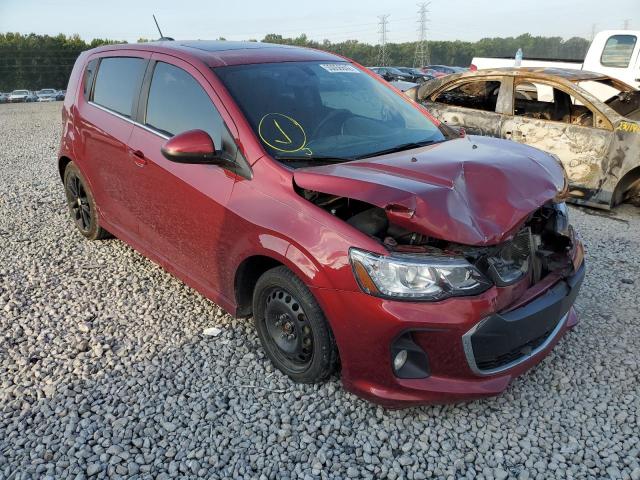 CHEVROLET SONIC LT 2017 with VIN 1G1JD6SBXH4163276 - Photo from auction