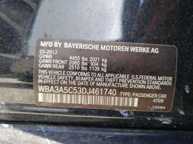 Photo 10 from auction – 2013 BMW 328 I with VIN WBA3A5C53DJ461740