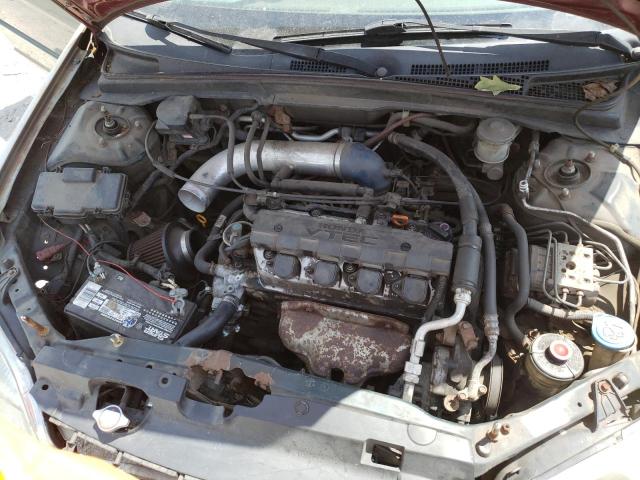 Photo 7 from auction – 2001 HONDA CIVIC EX with VIN 2HGES26701H585645
