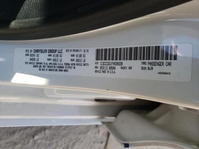 Photo 10 from auction – 2015 CHRYSLER 200 S with VIN 1C3CCCDG1FN530328