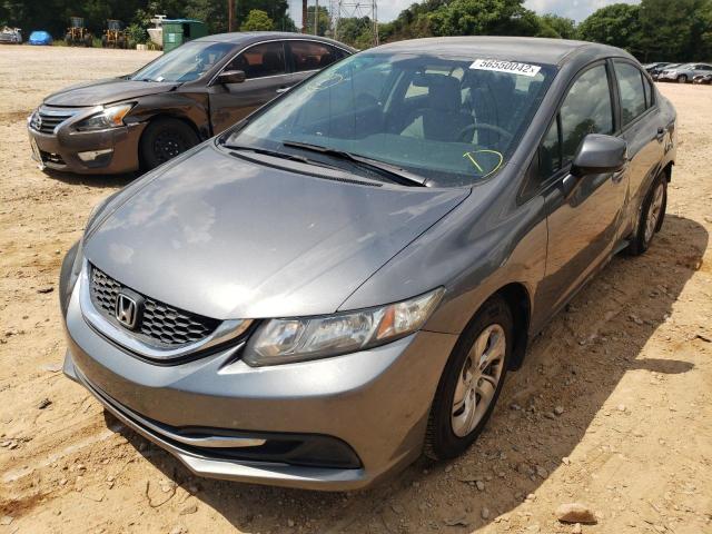 Photo 2 from auction – 2013 HONDA CIVIC LX with VIN 19XFB2E57DE009568