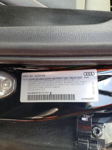 Photo 10 from auction – 2016 AUDI A3 PREMIUM with VIN WAUB8GFF3G1071541