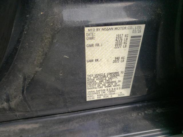 صورة رقم 10 من المزاد - 2016 NISSAN ALTIMA 2.5 مع VIN 1N4AL3AP1GN353455