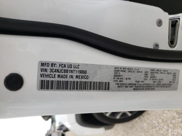 Photo 10 from auction – 2022 JEEP COMPASS LA with VIN 3C4NJCBB1NT119060