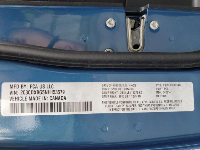 Photo 10 from auction – 2022 DODGE CHARGER SX with VIN 2C3CDXBG5NH153579